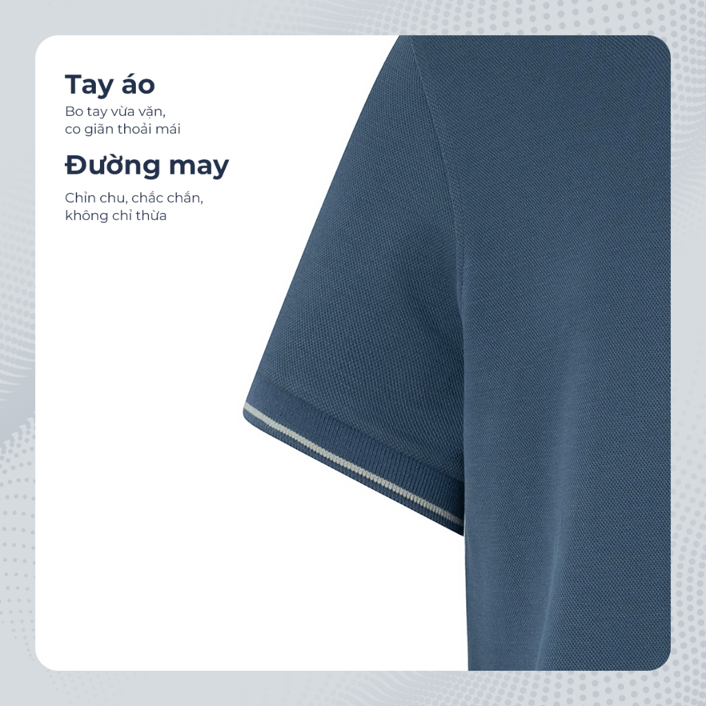 Áo polo nam VARRO vải cá sấu cotton interlock xuất xịn, nam tính, thanh lịch, sang trọng - POLOMANOR