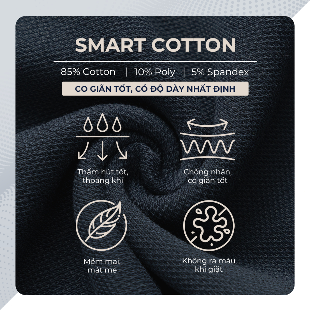 Áo polo nam tay dài HAMES vải cá sấu cotton interlock xuất xịn, nam tính, thanh lịch, sang trọng - POLOMANOR