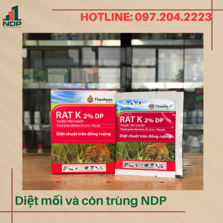 Thuốc diệt chuột rat k 2% dp 10g