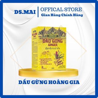 Tinh dầu gừng ginger hoàng gia lọ 30ml, tinh dầu gừng gió xoa bóp dầu gừng cho bé