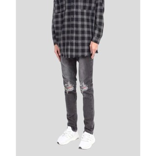 Quần jean zipper rách gối nam (QJ5)