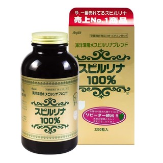 Tảo xoắn Spirulina bổ sung dinh dưỡng, chống oxy hóa 2200 viên - Hàng Nhật nội địa