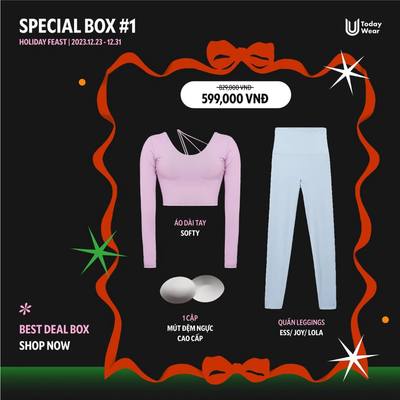 [CHRISTMAS SPECIAL] COMBO BOX "MÙA ĐÔNG KHÔNG LẠNH" CÙNG TODAY U WEAR