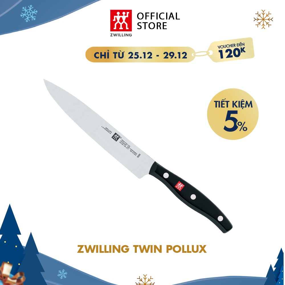 Dao thái lát ZWILLING TWIN Pollux bằng thép không gỉ 16cm