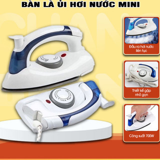 Bàn ủi hơi nước du lịch - bàn là hơi nước du lịch mini hetian travel iron gấp gọn có thể mang đi du lịch ky