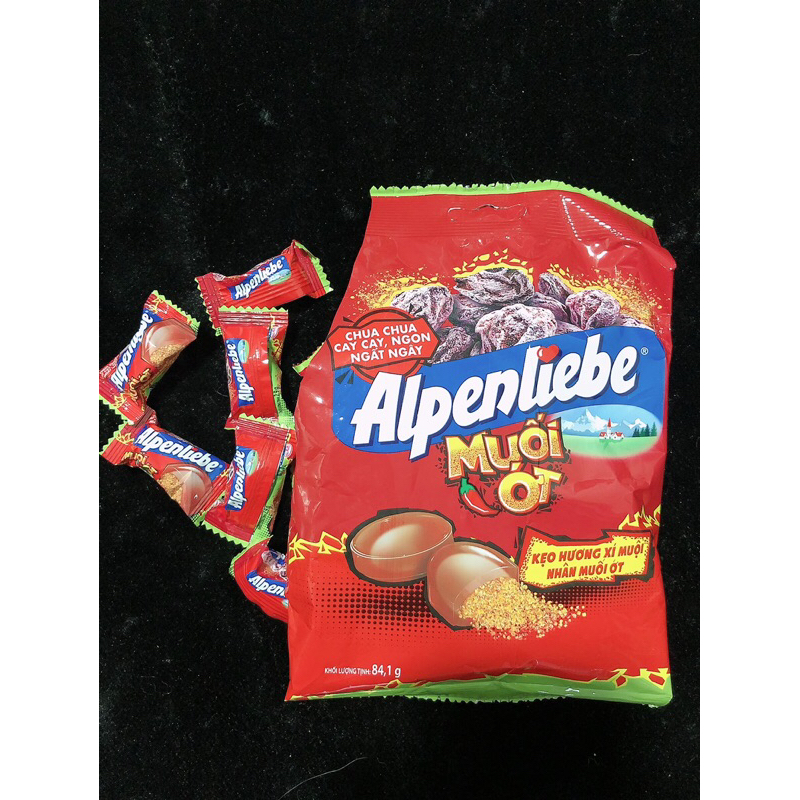 combo 2 gói kẹo alpenliebe xí muội muối ớt + xoài muối ớt