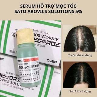 Tinh Chất Thảo Dược Kích Thích Mọc Tóc Sato Arovics Solutions 5%