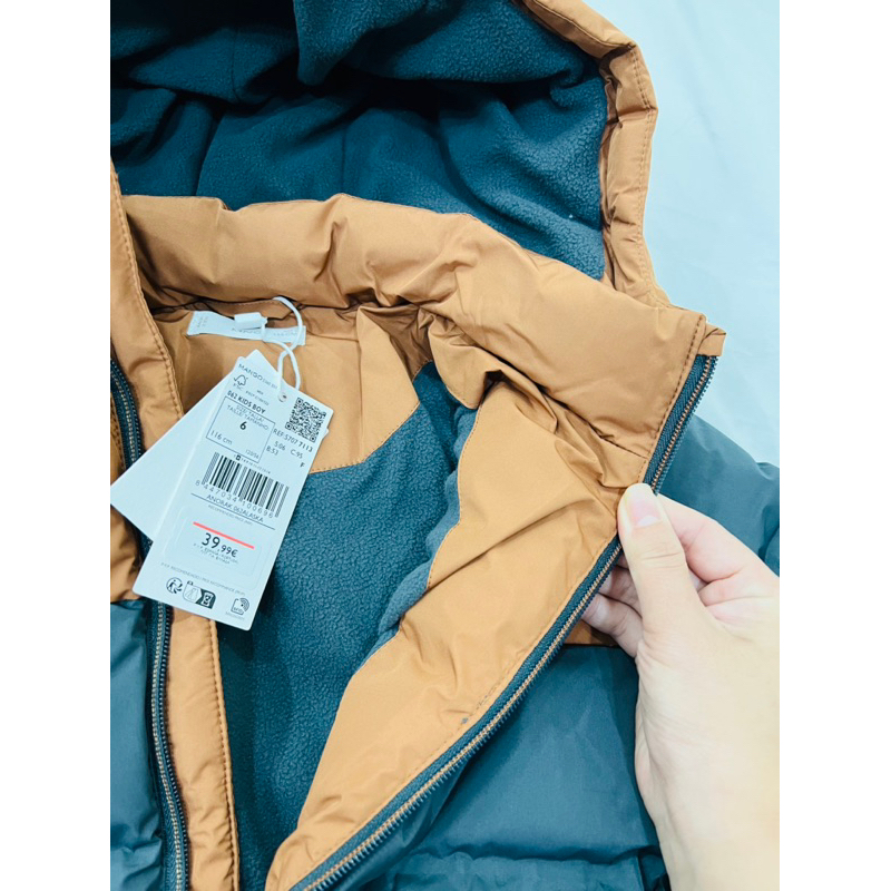 Áo Khoác Chần Bông Có Mũ Mango Kids - Khoác - Hàng Xuất Full Tag