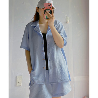 Bộ pyjama đũi xốp cao cấp pastel