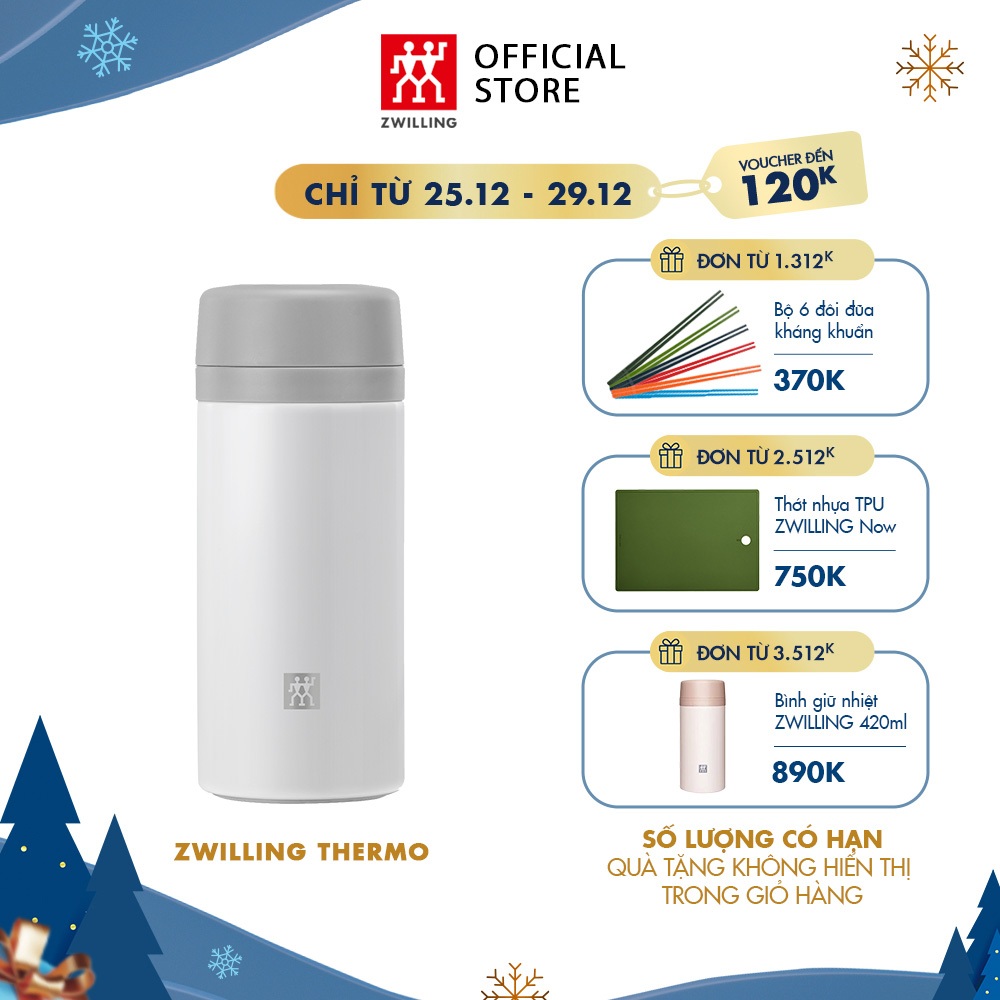 Bình giữ nhiệt có lưới lọc trà ZWILLING bằng thép không gỉ 420 ml