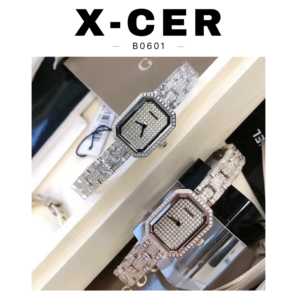 Đồng hồ nữ X-Cer dáng nhỏ xinh đính full đá lấp lánh - B0601