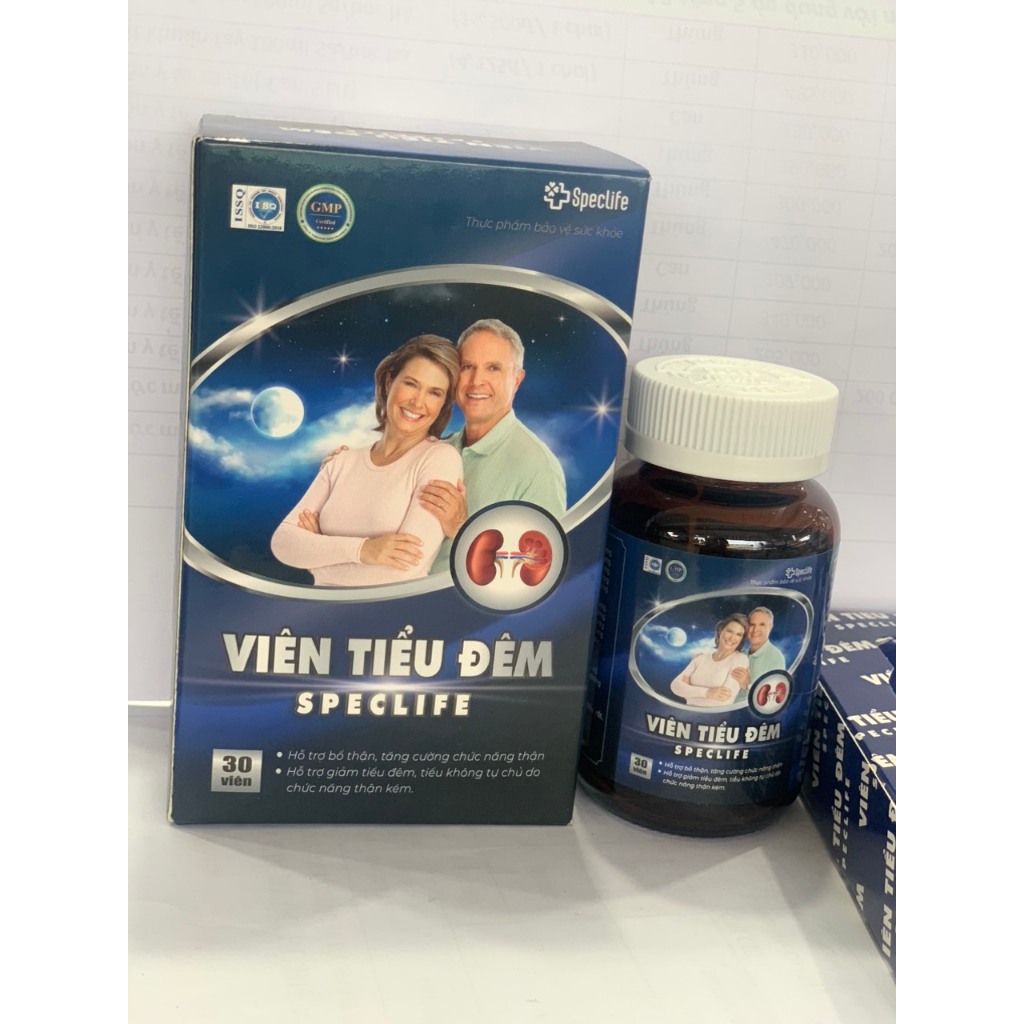 VIÊN TIỂU ĐÊM SPECLIFE dành cho những người tiểu đêm nhiều, tiểu rắt,tiểu không tự chủ. Hộp 30 viên.