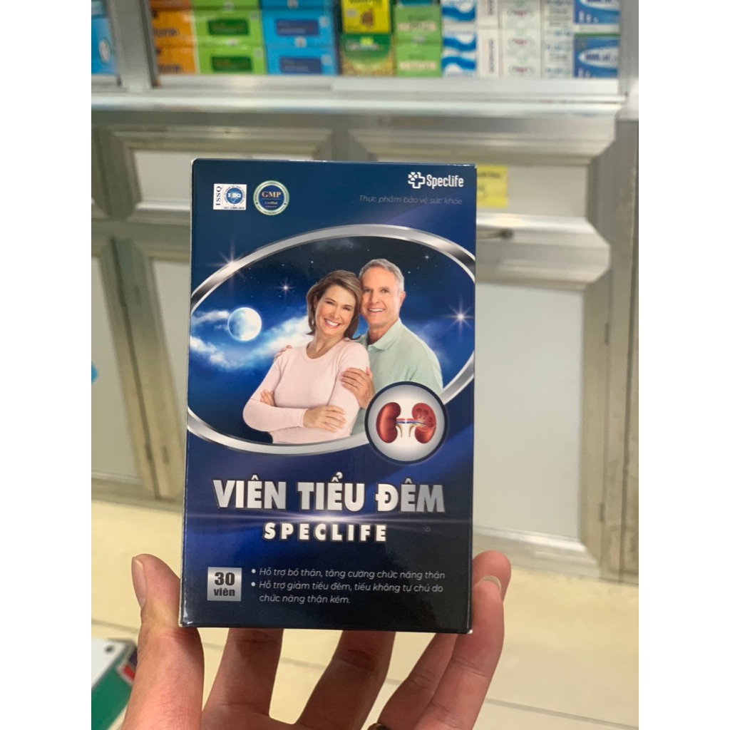 VIÊN TIỂU ĐÊM SPECLIFE dành cho những người tiểu đêm nhiều, tiểu rắt,tiểu không tự chủ. Hộp 30 viên.