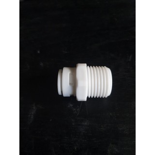 Nối thẳng ren ngoài 21 nối nhanh ra ống 10inh