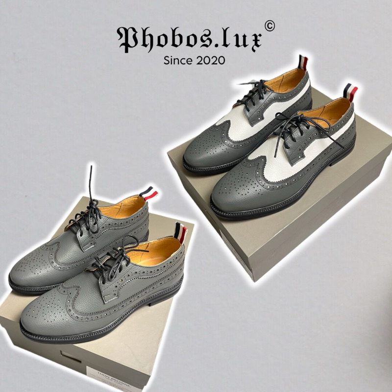 Giày Da Derby TB Xám - Ảnh Thật Shop Tự Chụp