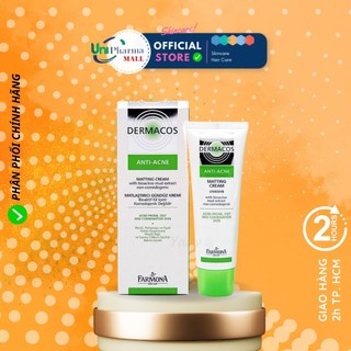 Kem Dưỡng Ẩm Dermacos Giảm Bóng Nhờn, Giảm Mụn Farmona Dermacos Anti Acne Matting Cream 50ml