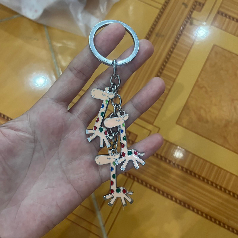 Móc khóa inox móc khóa cặp cute, xinh xắn