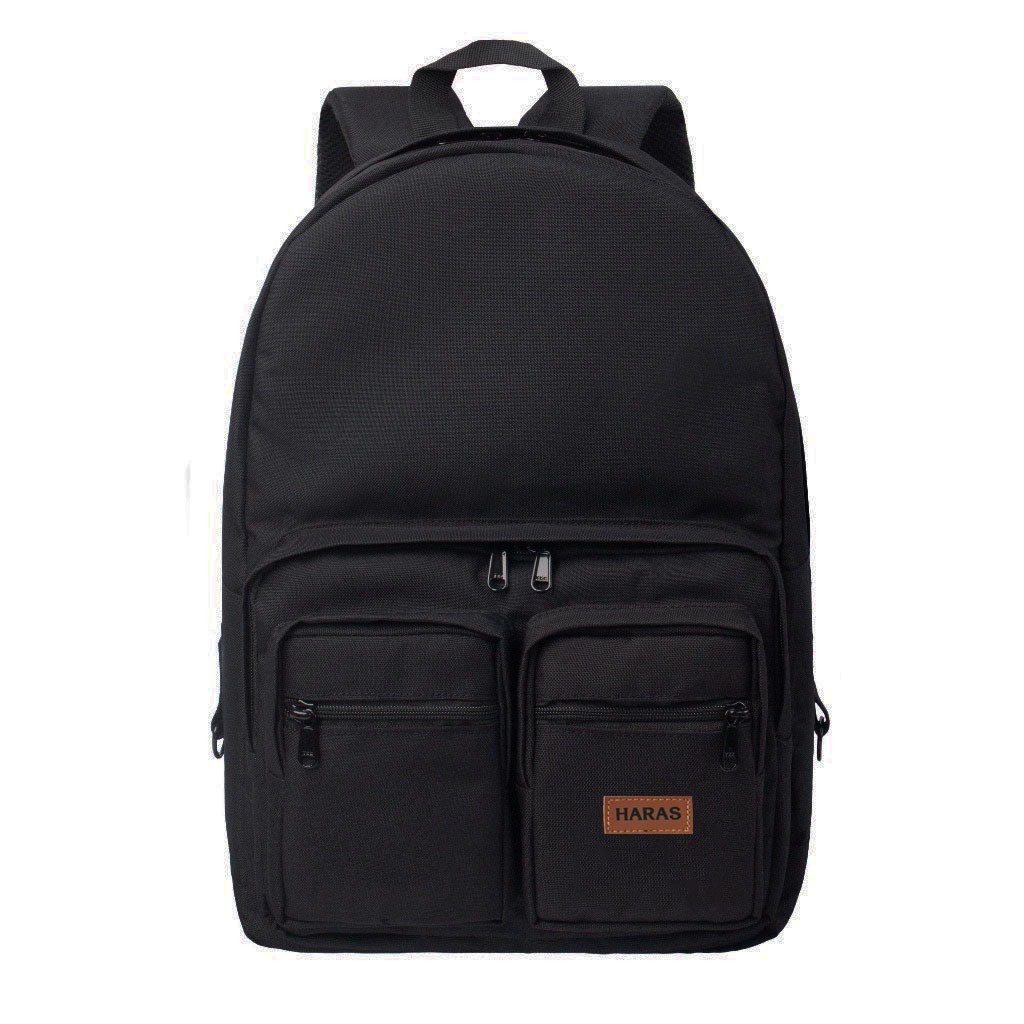 Balo Nam Nữ HARAS Double Backpack Vải Chống Thấm Nước Thời Trang Cao Cấp HR346