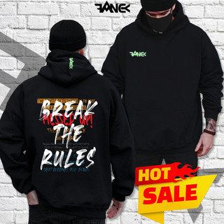 Áo Hoodie Unisex nỉ bông cotton KHÔNG xù Fancy Break The Rules