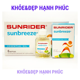 Combo 6 chai tinh dầu SunBreeze - Hàng nhập khẩu từ Mỹ - 5m/chai