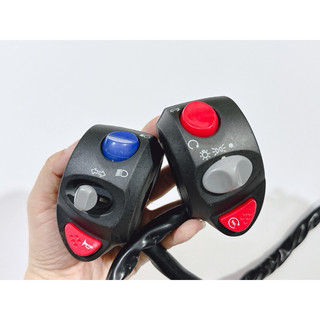 Bộ cùm công tắc Domino V2 gắn chế cái dòng xe Honda Yamaha…