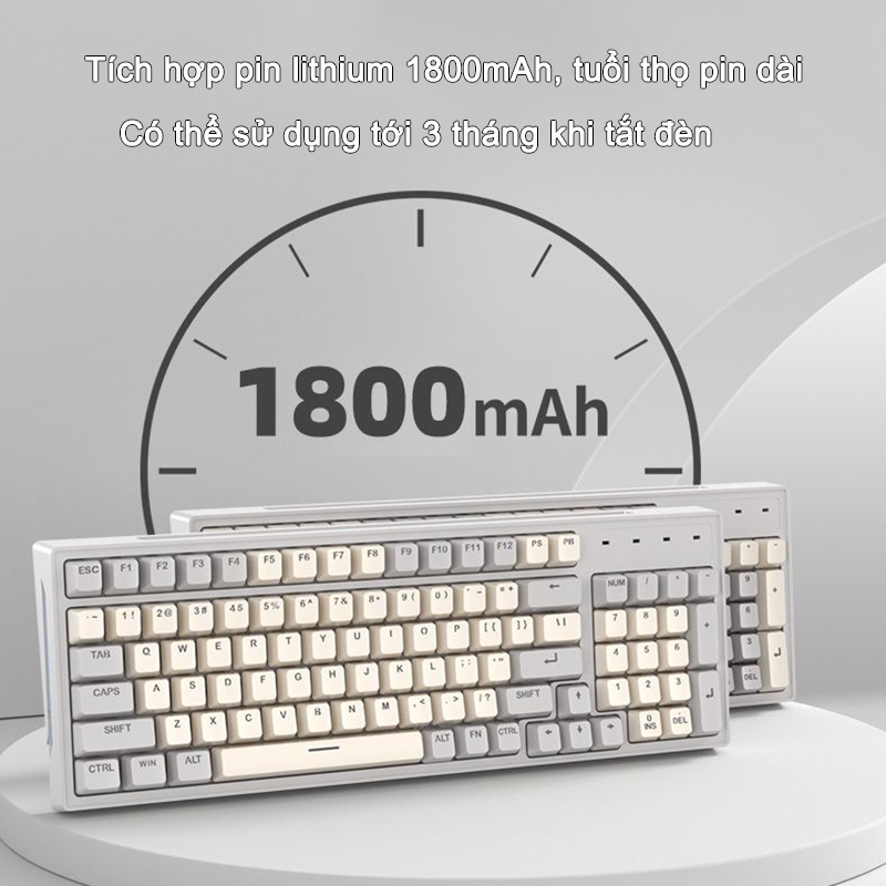 Bàn Phím Chuột Không Dây Acer Bluetooth + 2.4GHz Có Đèn RGB | BigBuy360 - bigbuy360.vn