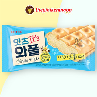 Kem bánh vani Hàn Quốc Lotte Ice Waffle Vanilla (140ML)