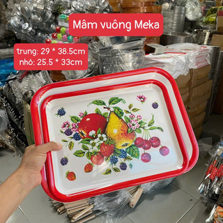 khay vuông meka/ mâm melamine