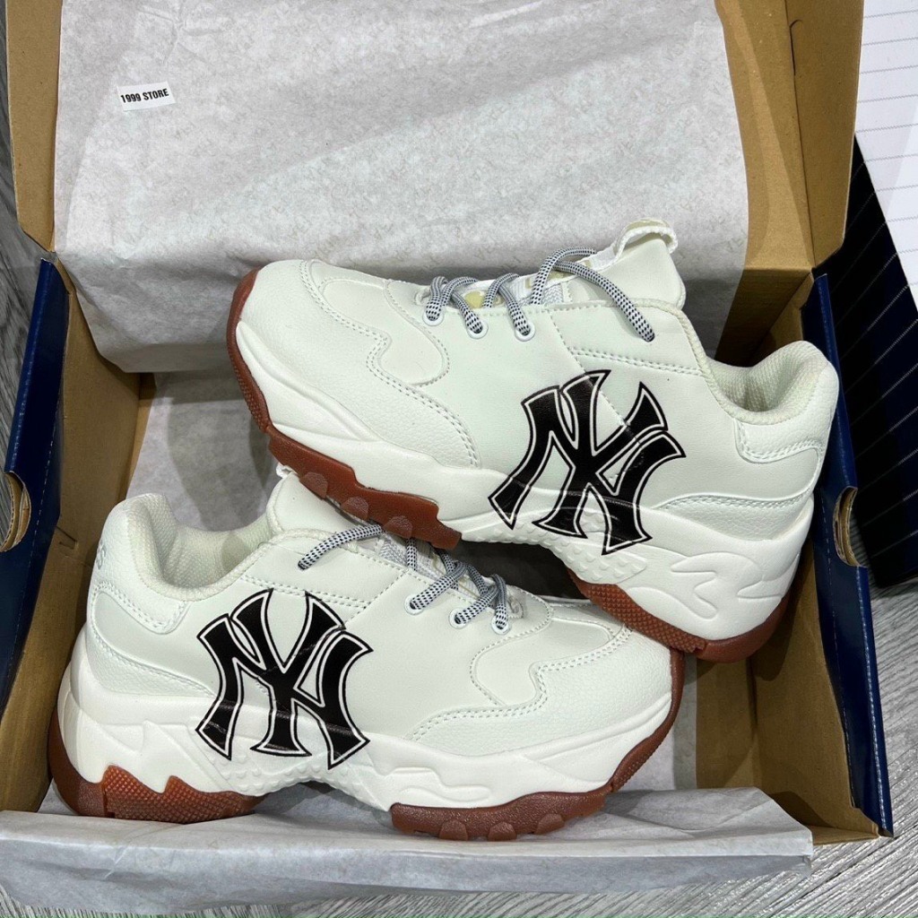 giày 𝗠𝗟𝗕 BOSTON, MLB LA, MLB ĐẾ NÂU đen cổ thấp, giày mlb chuẩn S.cấp full phụ kiện