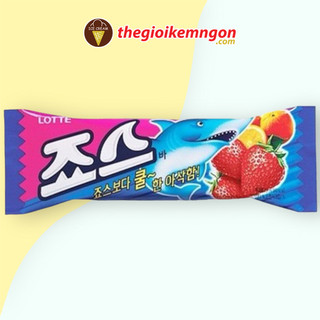 Kem dâu cam Hàn Quốc Lotte Jaws Bar