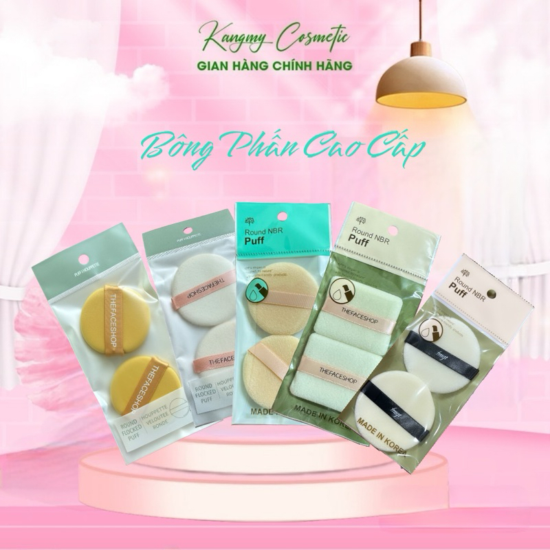 [Set 2] Bông phấn phủ, Bông cushion Cao Cấp