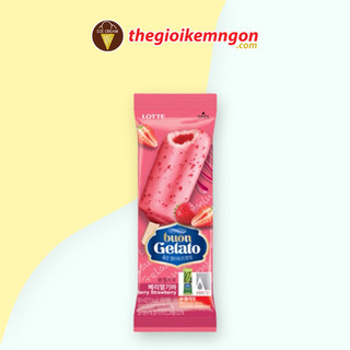 Kem dâu berry Hàn Quốc Lotte Buon Gelato Berry Strawberry (80ML)
