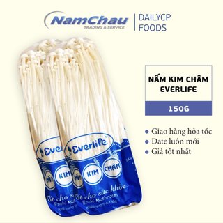 Nấm kim châm tươi Everlife gói 150g/ nấm sạch chất lượng ATVSTP [HN giao hàng hỏa tốc]