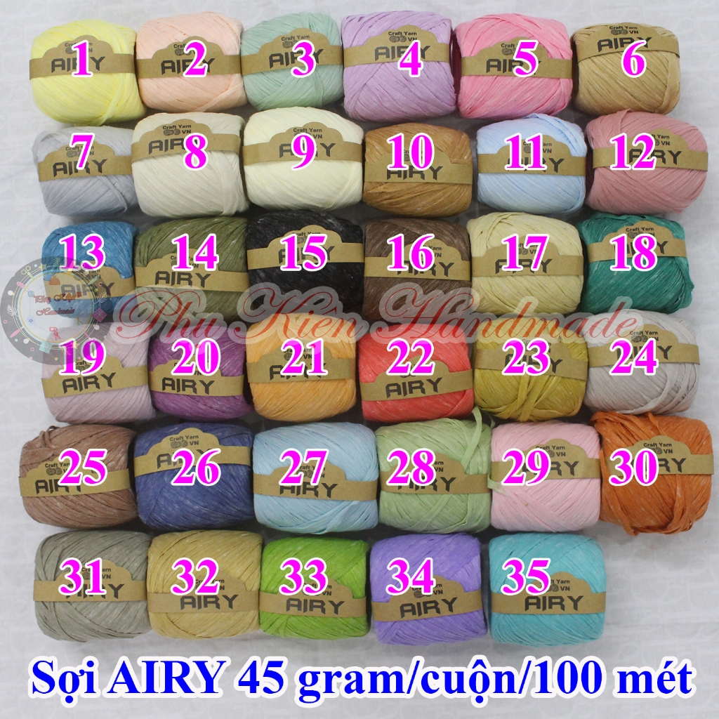 Sợi AIRY (52k/ cuộn/40 gram/ 100 mét)