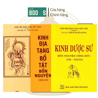 Sách - combo kinh địa tạng bồ tát bổn nguyện và kinh dược sư bổn nguyện công đức