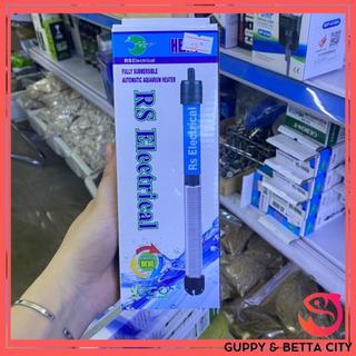 Máy sưởi bể cá RS 25W 50W 100W sưởi bể cá cảnh vỏ thủy tinh dùng được cho cả nước ngọt và nước mặn
