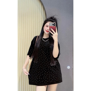 ÁO NHUNG ĐÁ CỒ TRÒN 60-95kg ( Big Size Huỳnh Ngọc )