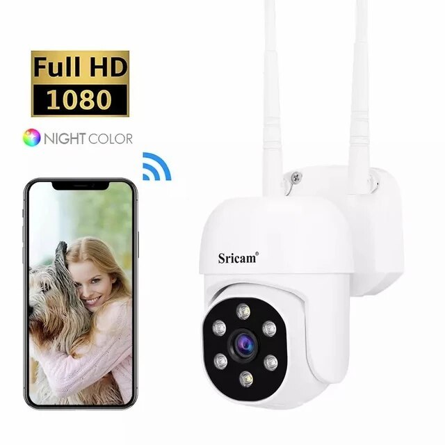 Camera Srihome SP030 Wifi Không Dây Trong Nhà Ngoài Trời