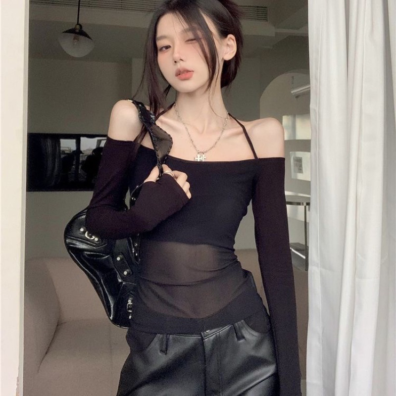 Set Áo Yếm Caro Vạt Chéo Kèm Áo Khoác Ngoài Form Body Chất Bozip Phong Cách Cá Tính