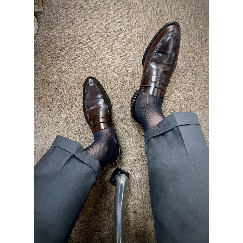 SS001_ZINNEG_Tất Sheer Socks Đen Trơn