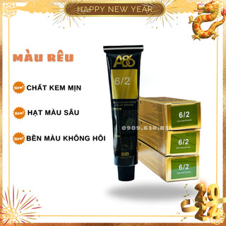 Thuốc nhuộm tóc A86 mã rêu dạng kem típ 100ml cho Salon