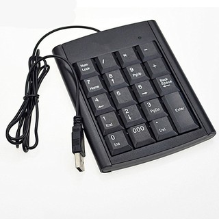 Bàn phím số rời k-012 19 phím cổng usb dùng cho pc, laptop