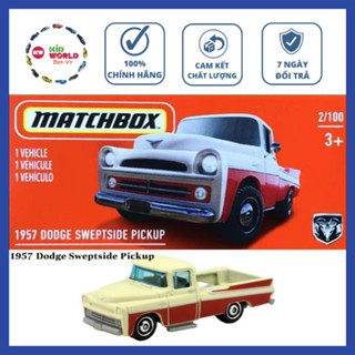 Xe mô hình Matchbox Box Bán tải 1957 Dodge Sweptside Pickup 2/100.