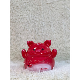 Heo Đất/ Lợn Đất - Heo Đeo Túi Thỏ- Heo Đất Tiết Kiệm - Decor