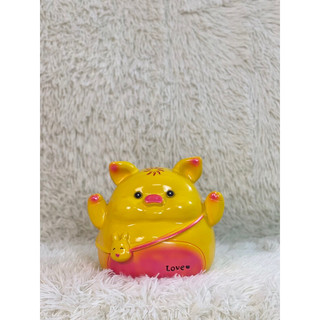 Heo Đất/ Lợn Đất - Heo Đeo Túi Thỏ- Heo Đất Tiết Kiệm - Decor
