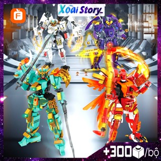 Đồ chơi lắp ráp, mô hình robot Ultra Beast FC1525-FC1528 +300 chi tiết/bộ