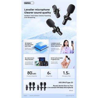 Mic Thu Âm Stream Remax K10 (2 Mic)