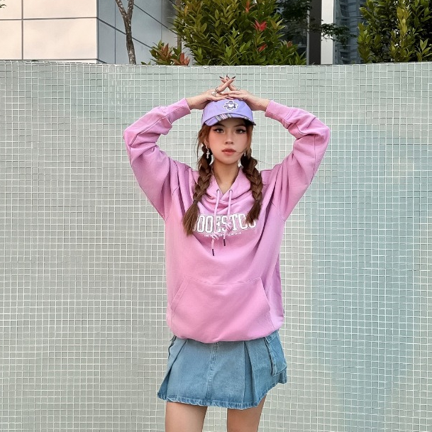 Áo Nỉ Mũ BOO Unisex Dáng Oversize Essential Fall BOOEST03