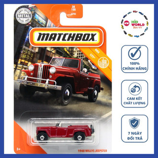 Xe mô hình matchbox 1948 willys jeepster gkl12.