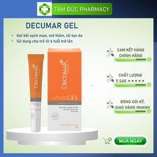 DECUMAR GEL / Gel Ngừa Mụn Nano Curcumin [Tuýp 20g] - Decumar Advanced Gel, decuma, dercuma, dercumar, decurma, megaduo
